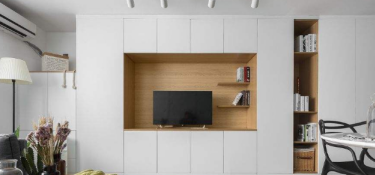 嘉兴小户型装修电视柜整面墙该如何设计？